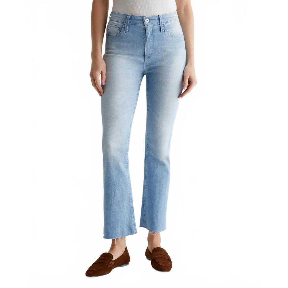 NEW AG JEANS farrah boot crop jean in coastal shore